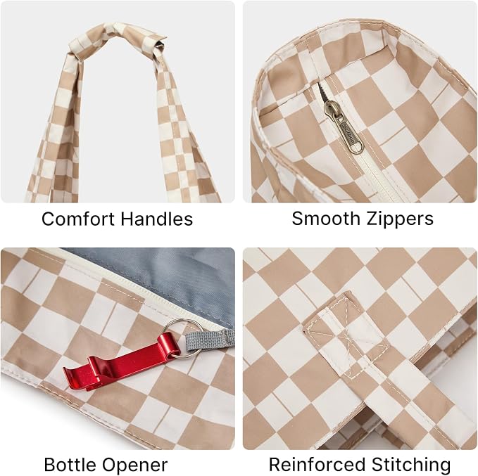 G4Free Large Beach Bag Waterproof Sandproof, Zipper Pool Tote for Women | XL Large Capacity, with Wet Compartment, Foldable Packable with A Pouch, for Swim Travel Grocery - Image 7