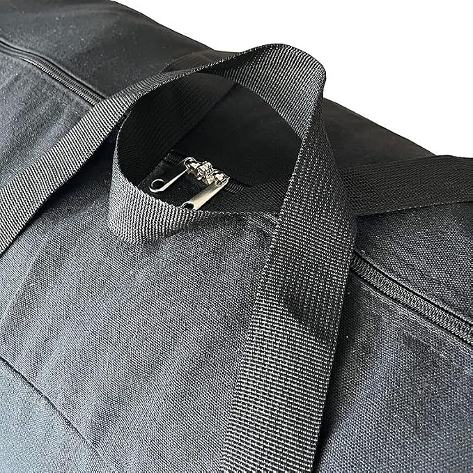 YiKitHom Extra Large Canvas Storage Duffle Bag for Travel, Oversized Giant Big Traveling Duffle Bag - Image 5