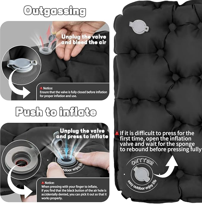 Inflatable Seat Cushion Lightweight Airplane Seat Cushion | Stadium Seat Travel Cushion for Climbing Hiking Office Airplane - Image 5