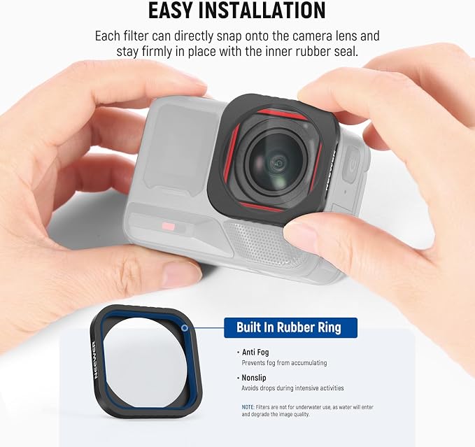 NEEWER 10X Macro Lens Compatible with Insta360 Ace Pro/Ace Pro 2, Action Camera Magnification Lens, Not Waterproof, NOT Compatible with Updated Version Redesigned Round Octagonal Lens Guard, LS-C40 - Image 7