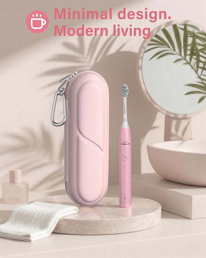 ProCase Toothbrush Travel Case for Oral-B/Oral-B Pro 1000 1500 5000 7000 7500 6000 9600/Philips Sonicare 4100 5100 1100 6100 5300 Oral-B iO Electric Toothbrush Portable Hard Container -Pink - Image 7
