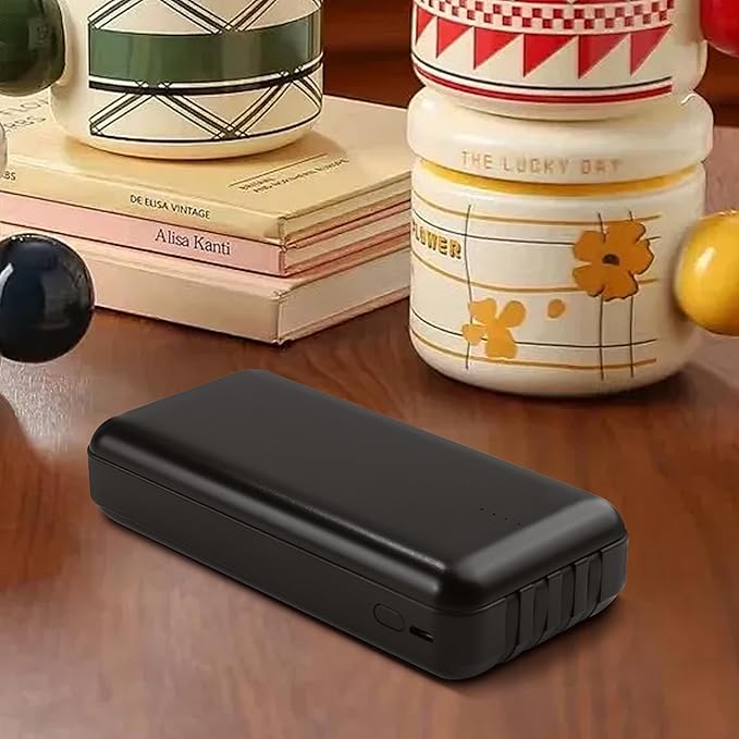 BarGifts Hidden Safe Power Bank, Fake Power Charger Diversion Safe, Large Hidden Storage Box, Secret Safe Keeps Cash, Keys, Jewelry, and Valuables for Home, Travel, and Office- Black - Image 6