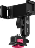 ULANZI MA56 4-in-1 Metal Phone Tripod Mount with Cold Shoe & Arca Swiss Plate, 360° Adjustable Hot Shoe Camera Phone Mount for iPhone, Compact All-in-One Adapter for Smartphone Photography & Video by ulanzi