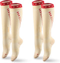 AOFIT Graduated Compression Socks for Women Travel Flight Nurses Dr Scholls Airplane 15-20 mmhg by aoFIT