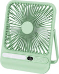 8000mAh Ultra-Thin Portable Travel Fan with Timer, Light&LED Display | 7in,28H Max Cooling Time,<42dB quiet for sleeping,cruise approved,4 Speeds Wind,Rechargeable Battery Fan for hotel office by BIVBTP
