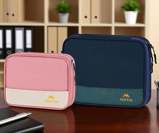 MATEIN Tech Organizer Travel Case 2 Pack, Charging Cord Organizer for Cable | Water Resistant, Portable Electronics Case, Carrying Bag for Cable, Changer, Earphone, for Electronic Accessories - Image 9