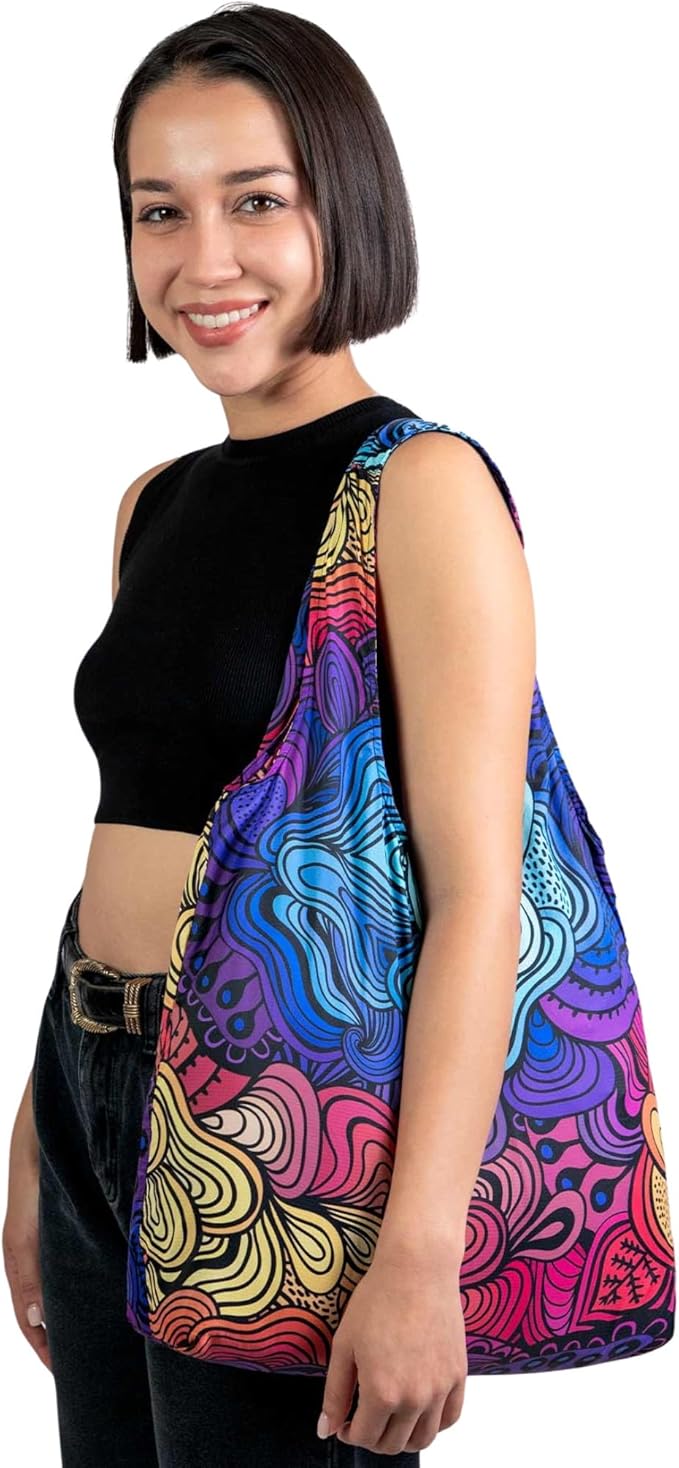 Nanobag Standard 19L Tote Foldable Packable Reusable Grocery Shopping Bag | 0.9 oz Premium Portable Collapsible Ultralight Pocket-Sized for Everyday Use & Travel - Image 2