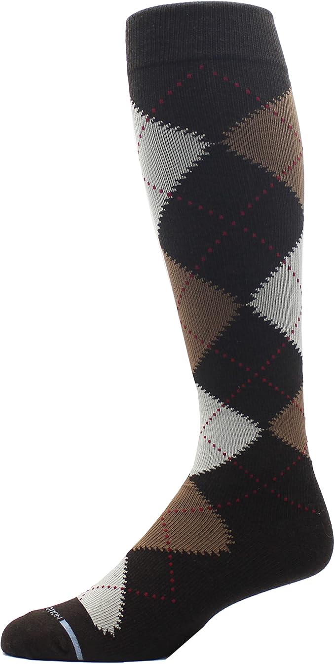 Dr. Motion 4 Pairs Men's Athletic Traveler Graduated Compression Knee High Socks - Image 3