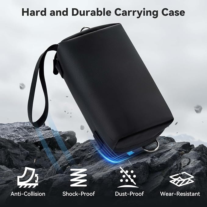 Carrying Bag for DJI Osmo Pocket 3, Portable Storage Carry Case | Large Capacity Travel Storage Holder Carry Bag Protective Handbag All in One for DJI Osmo Pocket 3 Creator Combo Accessories - Image 3