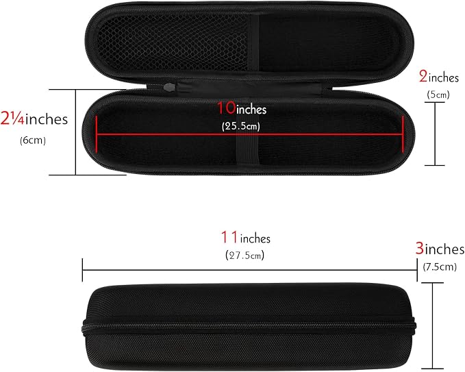 Travel Electric Toothbrush Case, Portable Container Holder Storage Box, PU Travel Case Compatible With Oral-B Pro 1500 8000, Philips 4100, 5100 6100, 9900 (Black PU 1pack) - Image 4