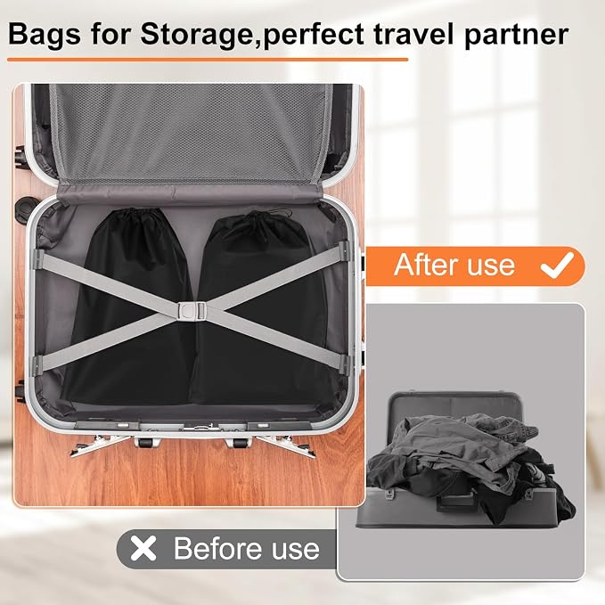 18 Pack Shoe Bags for Travel, 11.8in x 15.7in Travel Shoe Bags for Packing, Travel Bag for Shoes, Storage Bags for Men and Women - Image 5