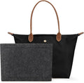 Tote Bag for Women with Purse Organizer Insert. | Foldable Large Capacity Waterproof Nylon Bag for Travel, Work, and Daily Use. by SEAFTE