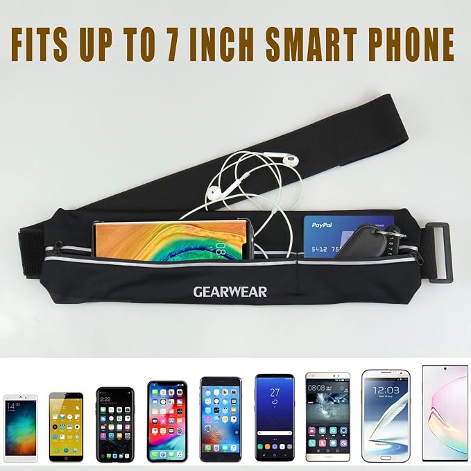 Running Belt | Runner Fanny Pack for Women and Men | Adjustble Waist Band Pack for Storage Phone - Image 4