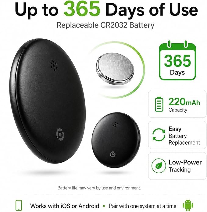 GPS Tracker for Vehicles No Subscription, iOS & Android, 2 Pack | IP66 Waterproof Car Tracker Tag, Precise Location Bluetooth Tracker Device, Compatible with Apple Find My & Google Find Hub - Image 8