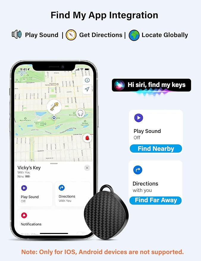 GPS Tracker for Vehicles No Subscription, Hidden Car Tracker with iOS, Anti-Theft GPS Locator for Cars Trucks Motorcycles iOS only, 2 Pack - Image 3