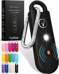 Vantamo Personal Alarm for Self Defense with Low Battery Notice, Strobe Light & Extra Loud 130 dB Double Speakers Safety Keychain Set for Women, Rechargeable Panic Button for Womens Self Defense by Vantamo
