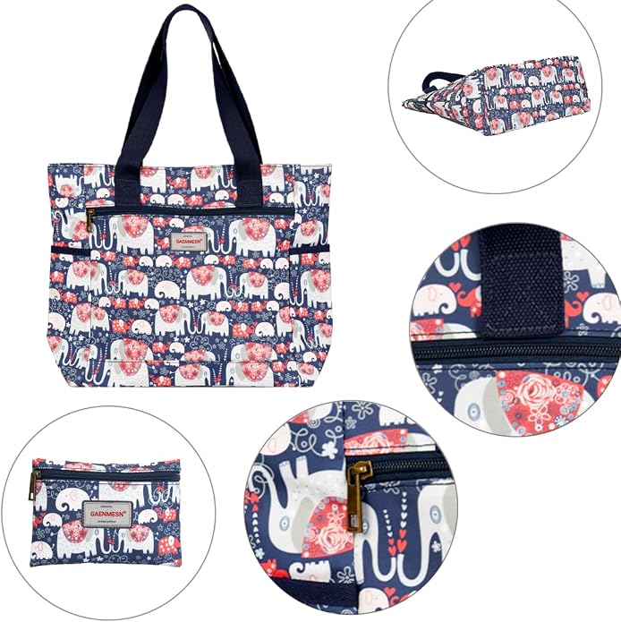 GAENMESN Women's Lightweight Waterproof Tote Bag Durable Designer Handbag with Zipper Travel Commute Everyday Use - Image 6