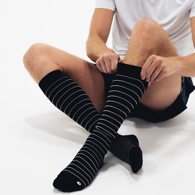 Wellness Compression Socks for circulation, swelling, deep vein thrombosis and calf cramps | 15-20mmHg - Image 6