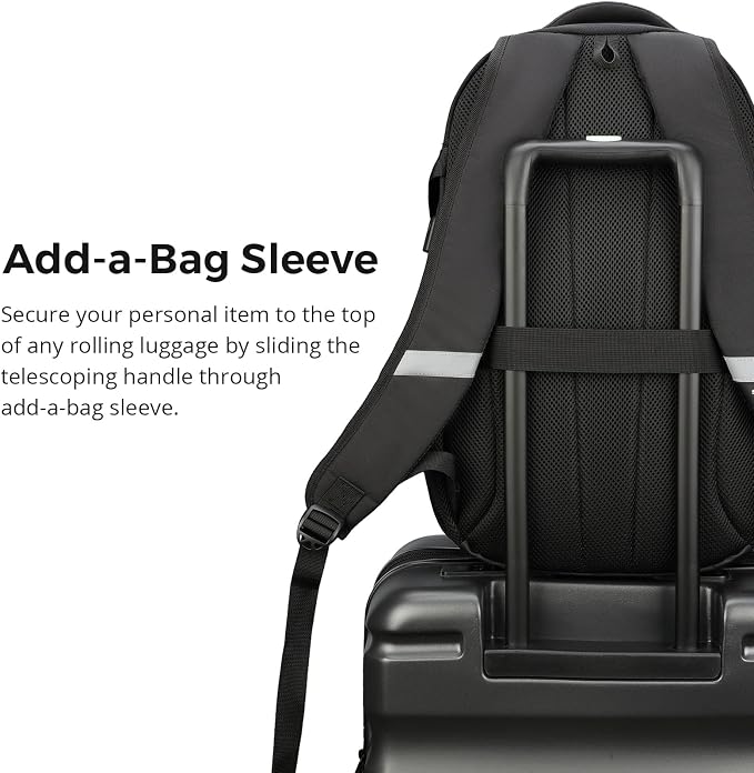 Swissdigital Laptop Backpack with USB Charging Port, Travel Backpack Fits 15.6 inches Computer, 31L Backpack for Men, Dark Green | SD803-96 - Image 4