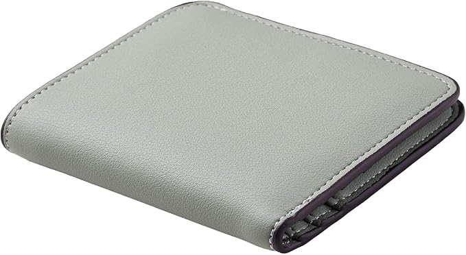 Toughergun Women’s Small Slim Leather Wallet with RFID Protection, Compact Bifold Mini Purse with Clear ID Window - Image 3