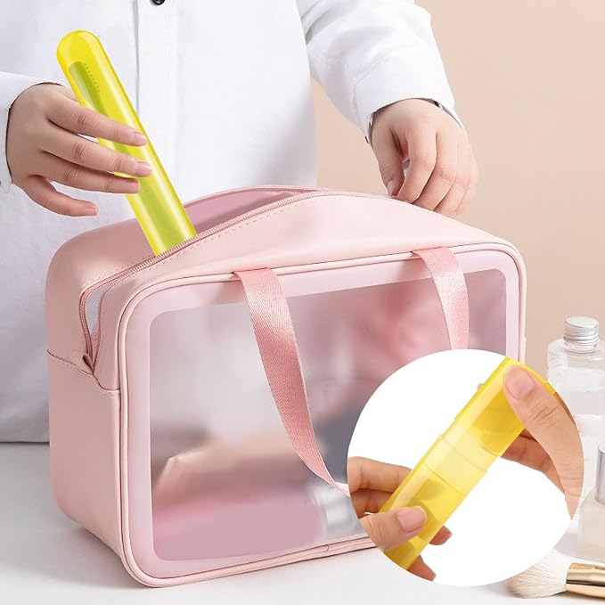 6 Pack Travel Toothbrush Case, Breathable Portable Toothbrush Holder, Plastic Toothbrush Cover Container for Traveling, Bathroom, School, Home, Business, Camping - Image 6