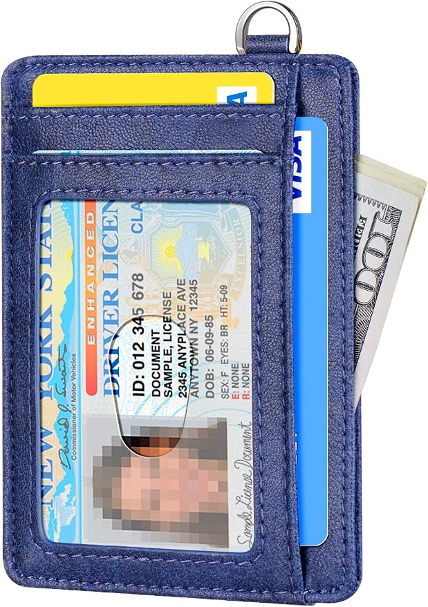 FurArt Slim Minimalist Wallet RFID Credit Card Holder for Men | slim minimalist compact rfid id window thin - Image 2