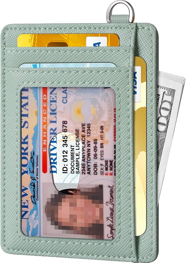 FurArt Slim Minimalist Wallet RFID Credit Card Holder for Men | slim minimalist compact rfid id window thin - Image 2