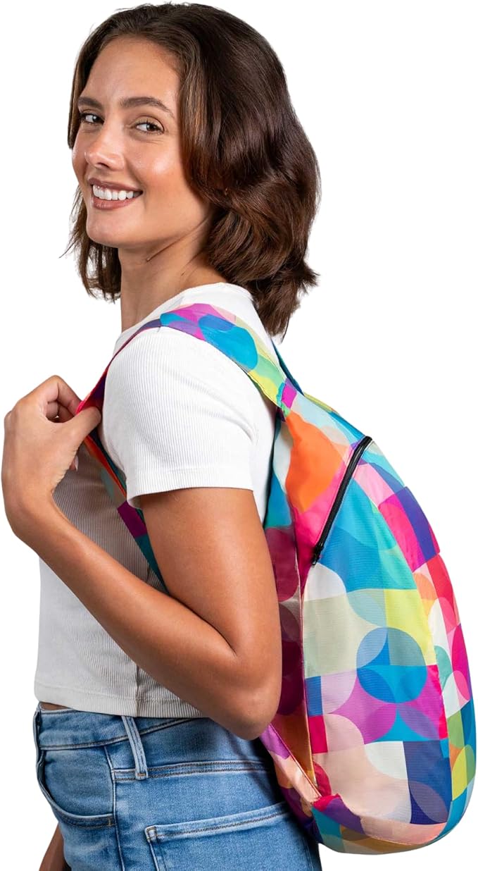 Nanobag Daypack 16L Ultralight Packable Foldable Travel Backpack for Hiking | 1.15 oz Portable Collapsible Pocket-Size with YKK Zipper and Wide Comfortable Shoulder Straps for Everyday Use and Sports - Image 2