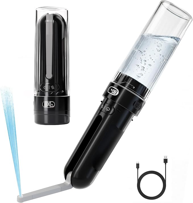 Portable Bidet for Travel,Personal Hygiene Sprayer Bottle for Women Men | Mobile Bidet Portable for Toilet,Electric Handheld High-Pressure Foldable USB-C Battery-Powered by VIVIVPortablebideforyourLife