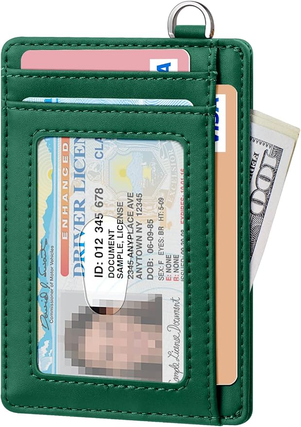 FurArt Slim Minimalist Wallet RFID Credit Card Holder for Men | slim minimalist compact rfid id window thin - Image 2