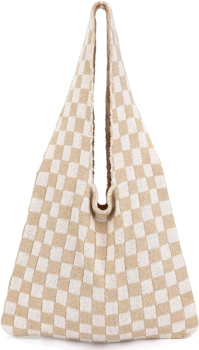hatisan Crochet Bag for Women, Handmade Knit Beach Tote Bag Summer by Hatisan