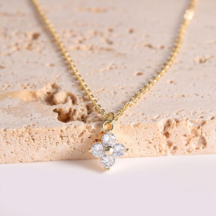 Gold Necklace for Women, Dainty Charm Pendant Necklace Jewelry Gift | 14K Gold Plated, Cute, Delicate, Adults, Non Tarnish, Hypoallergenic, Accessories - Image 5
