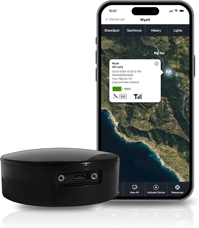 LandAirSea Overdrive GPS Tracker — Extended Life Battery, Magnetic, and Waterproof. Commercial GPS Tracker for Vehicles, Trailers, Equipment, and Assets. Real-Time Global Tracking. by LandAirSeaSystems