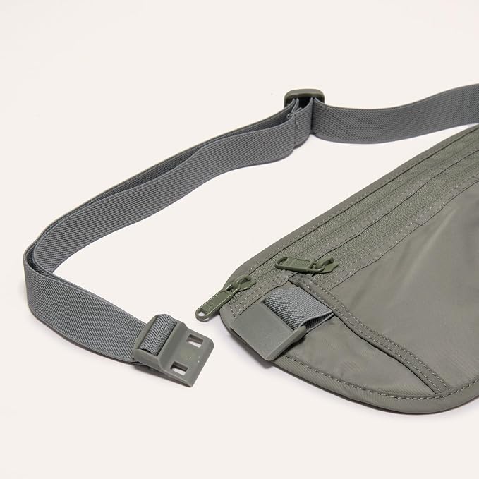 Pander RFID Blocking Travel Money Belt – Hidden Waist Pouch for Passport, Cash, Cards, Slim Belt Bag for Men and Women, - Image 4