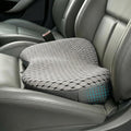 Livtribe Car Seat Cushion - Memory Foam Seat Pad for Sciatica & Lower Back Pain Relief - Driving Cushion with Breathable Mesh Cover - Road Trip Essentials for Drivers (3D Gray) by Livtribe