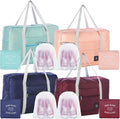 Travel Bag 4PCS Foldable Duffle Carry on Tote Weekender Overnight Luggage Bag by INVODA