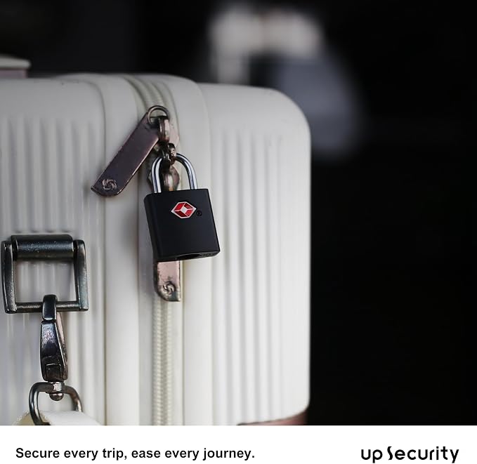 TSA Locks for Luggage with Keys, Travel Luggage Locks TSA Approved 4 Pack, Small Padlock with Key, Keyed Alike Mini Padlock for Suitcase, Backpack, Bag, Zipper, Case, Box, Small Locker - Image 7