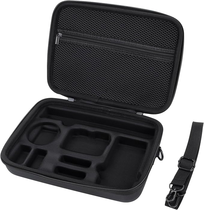 Osmo Action 5 Pro Carrying Storage Case for DJI Osmo Action 5 Pro/4/3 kit | Surface Waterproof Travel Portable Hard Bag Compatible With DJI Osmo Action 5 Pro/4/3 Adventure Combo Outdoor Travel by DFTIM