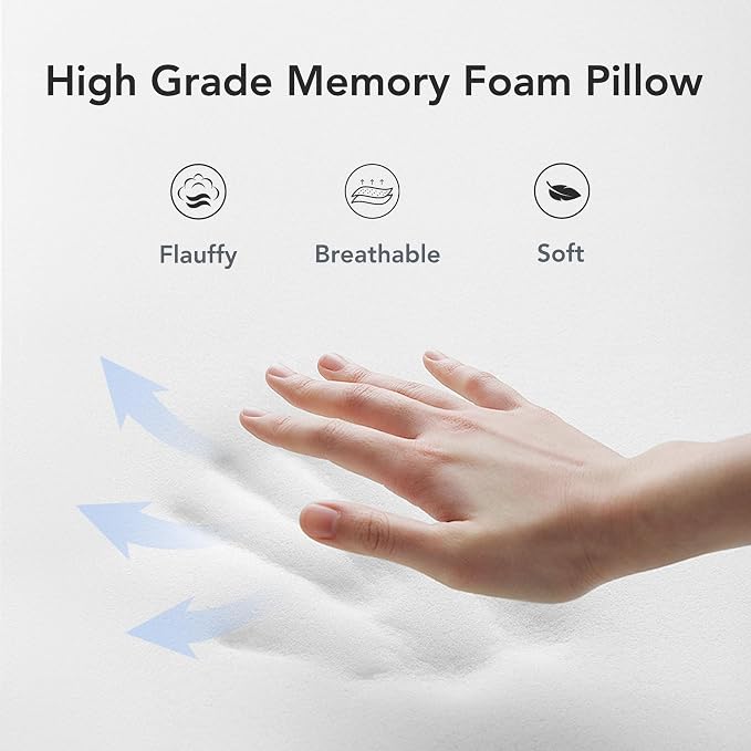 Travel Neck Pillow Airplane Neck Support Ergonomic Design for Traveling | 100% Pure Memory Foam Suitable for Airplanes,Offices and Cars, Navy Blue, Standard, C-Shape - Image 6