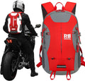 Reflective Motorcycle Backpack, Hi Viz Commuter Riding Bag | Designed by Riders for Everyday Rides with Laptop Compartment and Helmet Net. Built to Help You Be Seen. by ReflectiveBackpack%7CRiderbag
