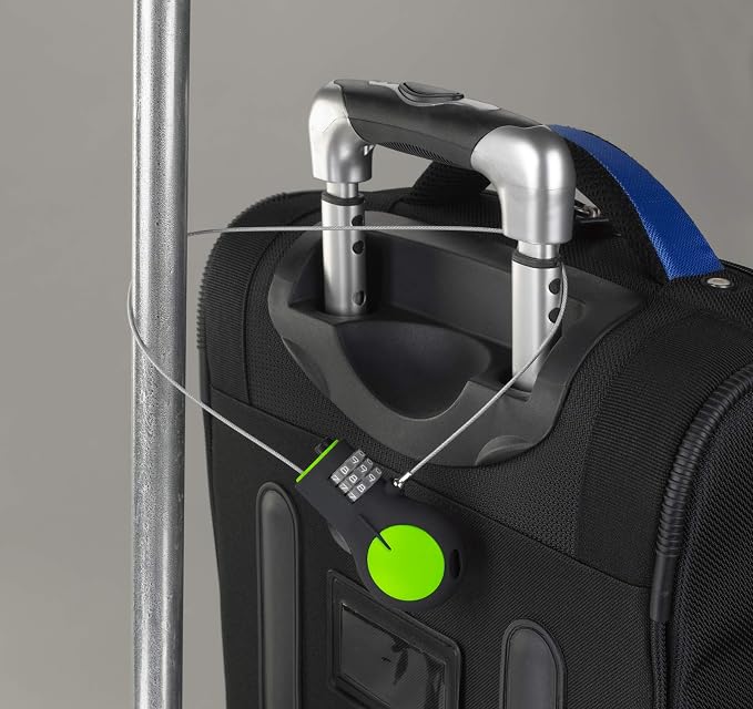 Lewis N. Clark Cable Luggage Lock | TSA Approved | Travel Or Bike Lock | Set Your Own Combination | 30-inch Retractable Steel Cable - Image 7