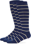 Nylon Knee High Socks - 15-20mmHg Graduated Compression Socks - Soft & Breathable Support Unisex Socks by Comrad