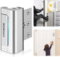 Home Security Door Lock, Door Reinforcement Lock for Kids Safety, Silver | Withstands 1000 lbs of Impact, Door Lock for Front Door, Defender Door Locks Latch, Inside Door Lock, For Door Security by Crosize