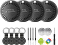 Air Tags for Android,Air Tags-4 Pack Android,2 Year Battery Life,Air Tracker Tags with 4 Case,Google Find Trackers for Google'S Find Hub App,IP65 Waterproof Luggage Tracker for Keys by Unknown