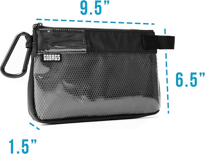 Production Zipper Bags - Electronics & Camera Accessories Bag - Cable organizer, Gear Accessory Pouch, Travel Camera Essentials (Small, Black) - Image 3