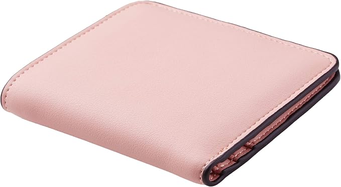 Toughergun Women’s Small Slim Leather Wallet with RFID Protection, Compact Bifold Mini Purse with Clear ID Window - Image 3