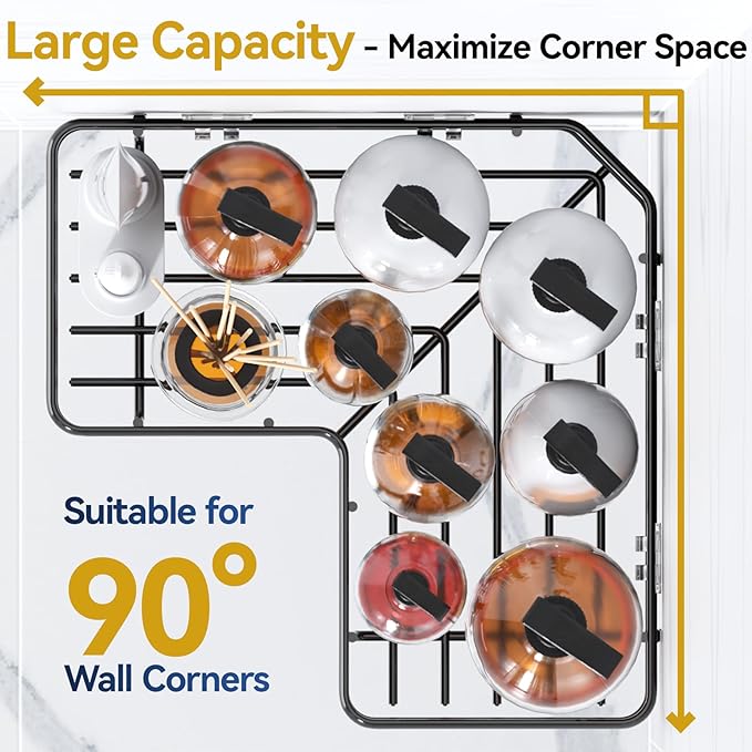 Corner Shower Caddy Adhesive, 100% Rustproof Shower Organizer, No Drill Shower Shelf for Inside Shower, Wall-Mounted Shower Storage for Homes (2 Pack, Black) - Image 3