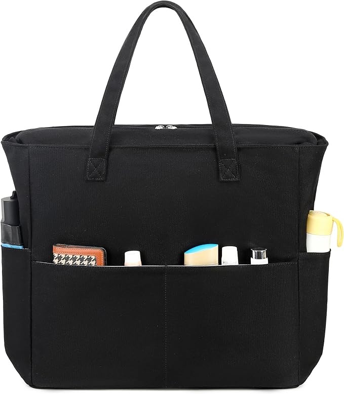 LEDAOU Beach Bag Waterproof Sandproof Women Beach Tote Pool Bag with Zipper for Swim Gym Grocery Travel with Wet Pocket | Sandproof by LEDAOU
