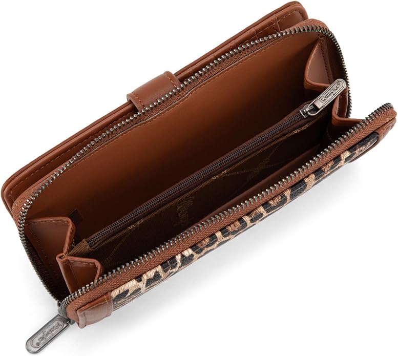 X Wrangler Women's Wallets Bifold Wristlet Wallets for Women Large Capacity Credit Card Wallet with ID Window - Image 3