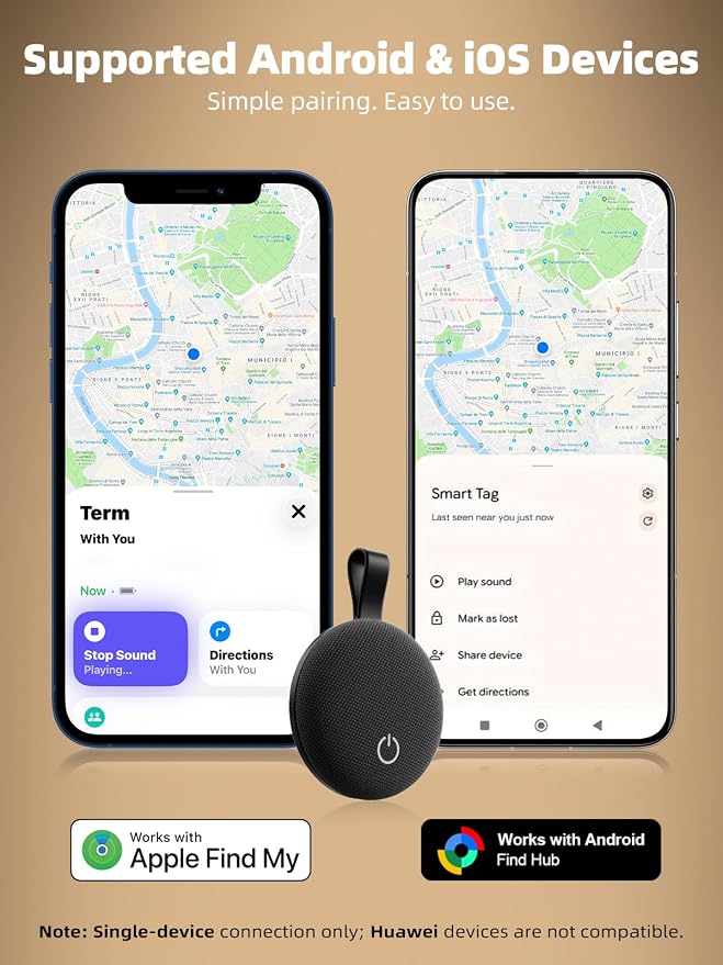 Air Tracker Smart Tag for iOS & Android, IP65, 365-Day Battery - Image 2